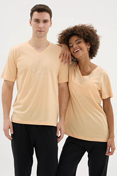 KLY Valentine's Day New Season Concept Women's and Men's 2-Piece Pajama Set S...