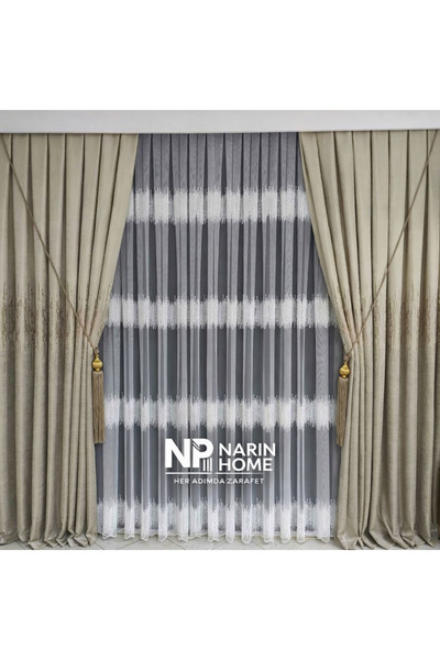 NP Narin Home Bej Rengi Tavan Broçol Takımı ,