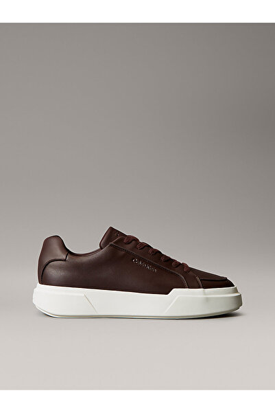 Calvin Klein Pánske robustné šnurovacie tenisky s plochou podrážkou