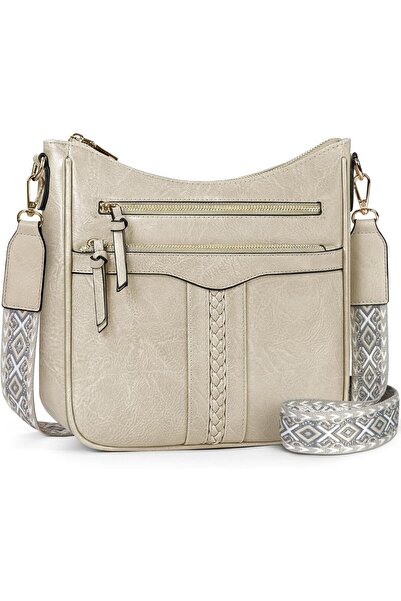 RAINSMORE Crossbody Bags for Women, Trendy Crossbody Purses Soft Leather Shou...