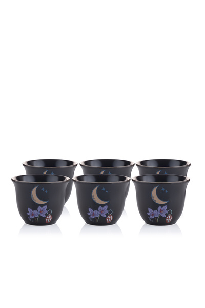 Blends Crescent Black Coffee Cups Set