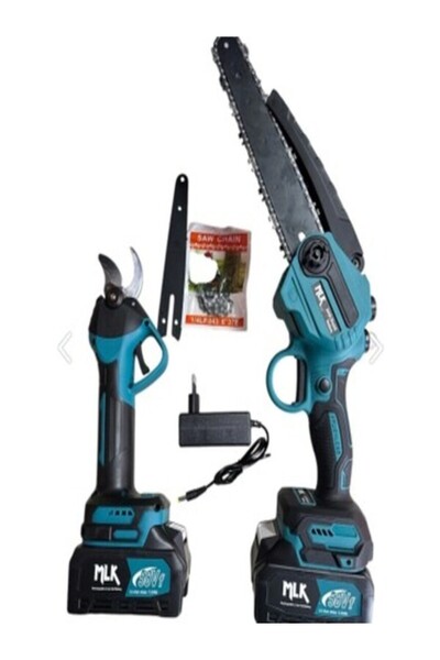 MLK 2’li Budama Seti | Akülü Makas + Mini Testere | 10 Pilli