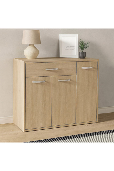 Sanico Comoda C 3, 88x30x70 cm, Stejar Sonoma