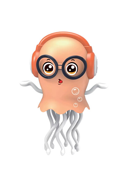 Toybox لعبة قنديل البحر الراقص، أخطبوط موسيقي مضيء بأذرع دوارة 360 درجة