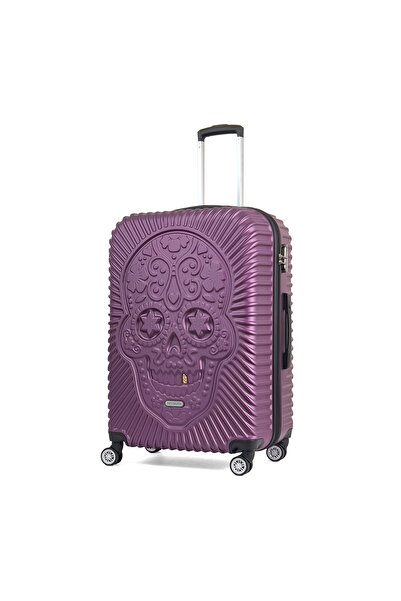 Reymond Luggage Reymond Kurukafa Desen ABS Valiz - Büyük Boy