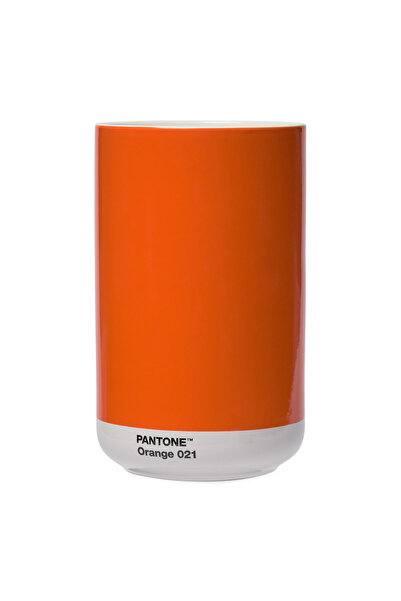 Pantone Modern Jar Container – Colorful Storage Vase – Orange – 1000ML – Gift...