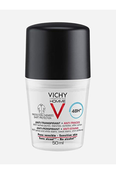Vichy 48HR Anti-Perspirant Anti-Stains Roll-On 50ml