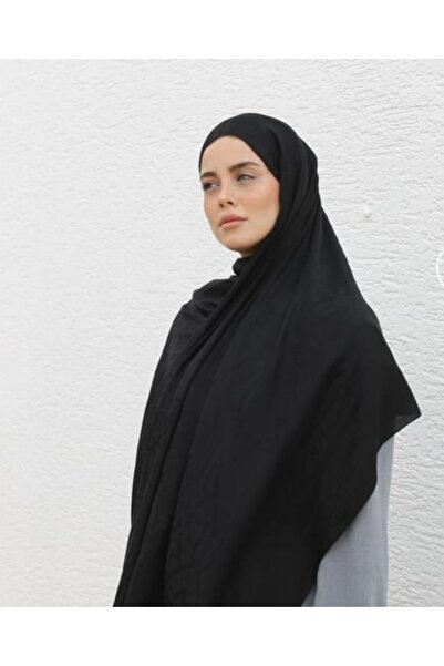 Karaca Etnik desen floş pamuk şal