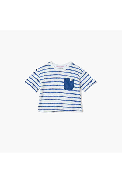 Lee Cooper Striped T-shirt with Chest Pocket
