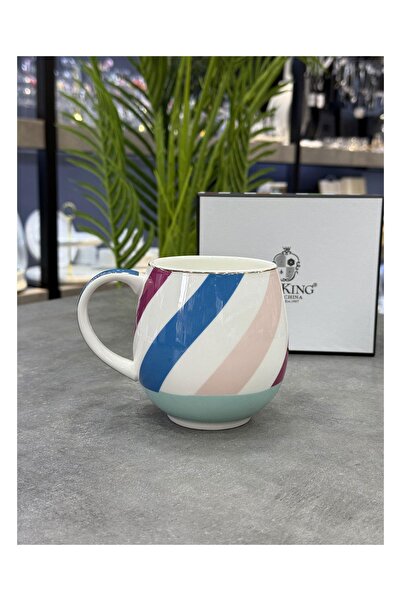 Doğudeko Boxed Large Colored Porcelain Mug 500 ml