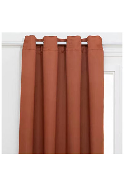 Atmosphera Atmosphera blackout curtain, 140 x 260 cm, Polyester, Terracotta c...