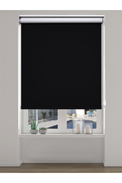 Perdego Lotus Serisi Koyu Siyah Renk A Kalite Mat Stor Perde