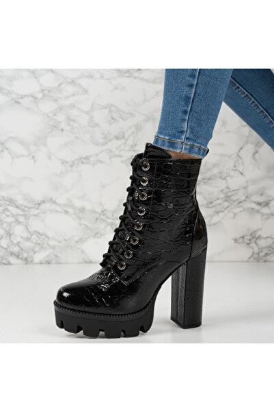 Sofia Store Ghete dama din piele ecologica lucioasa PREMIUM Natasha