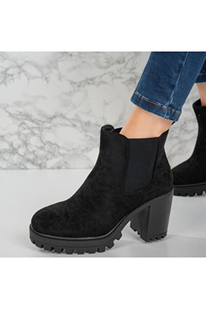 Sofia Store Women's fur-lined ankle boots made of eco-leather suede PREMIUM K...