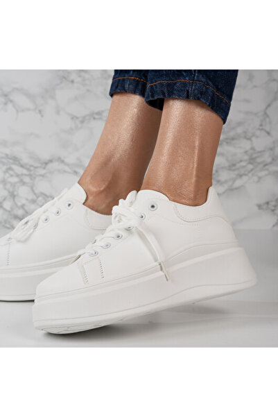 Sofia Store Sneakersi din piele ecologica Lydia