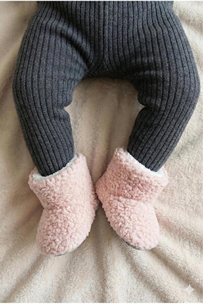 Numix Baby Kids Children's Slippers, Baby Home Boots, Lamb Fabric, Non-Slip S...