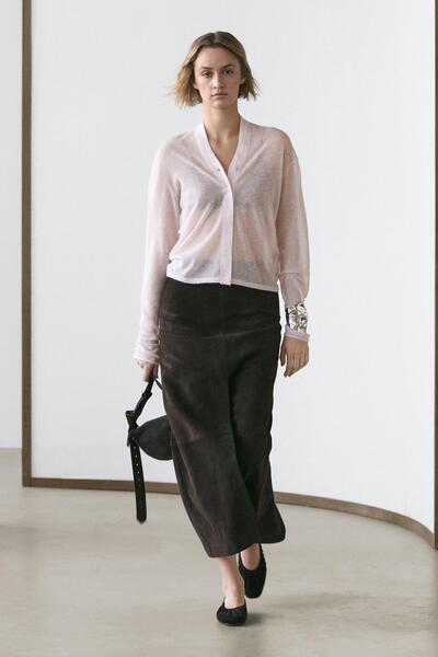 Massimo Dutti Yün karışımlı triko hırka