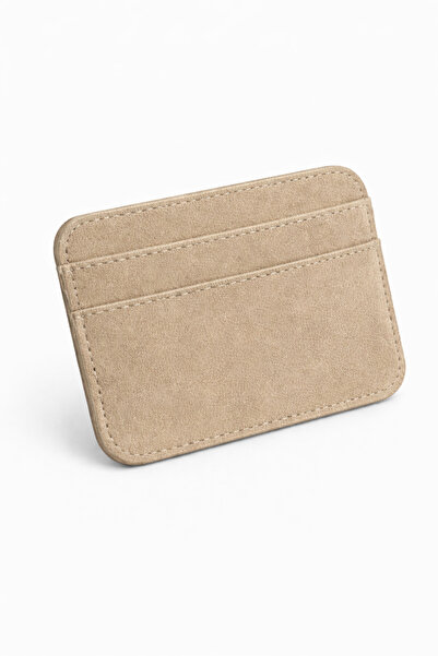 UCCELLO Suede Card Holder – Thin Structure – Minimal Daily Use Wallet Card Ho...
