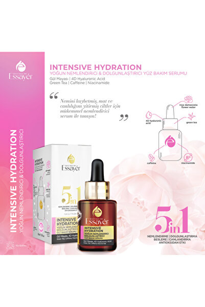 ESSAYER Regenerating 5in1 Skin Care Serum with Intensive Moisturizing and Plu...
