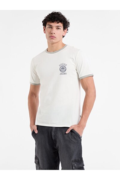 Guess Jeans Ss Slim Erkek Slim Fit T-Shirt