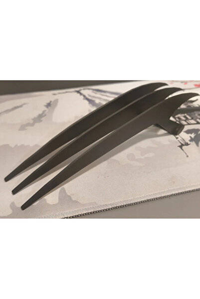 Morphena3D 2'li Wolverine Pençeleri Dekoratif Aksesuar – Koleksiyonluk Cospla...
