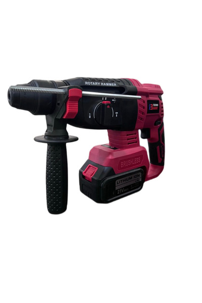 Choice1 Cordless Rotary Hammer SDS Plus 26 Set with 2x21V, 4Ahm Batteries + C...