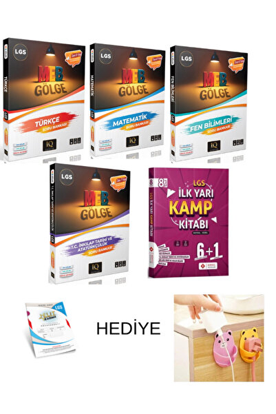 paraf yayınları IQ 8.Sınıf Gölge Türk-Mat-Fen-İnk-Sonuç LGS Sayısaİ Kamp Kita...