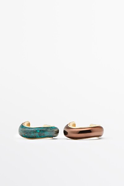 Massimo Dutti Pack of enamelled rings