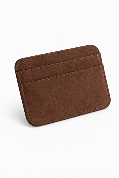 UCCELLO Suede Card Holder – Thin Structure – Minimal Daily Use Wallet Card Ho...