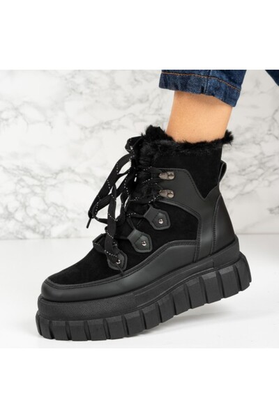 Sofia Store Ghete dama imblanite cu siret Theor