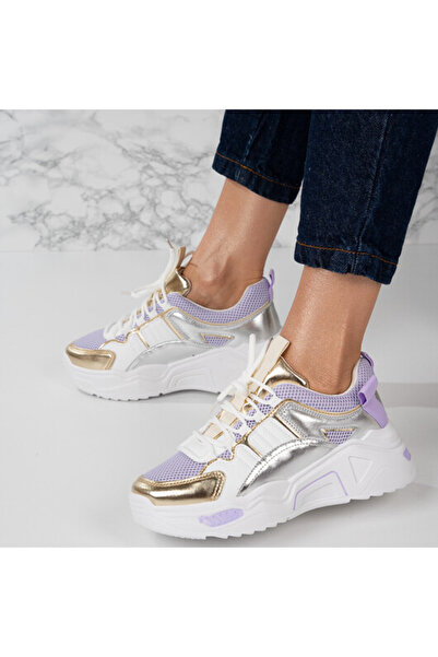 Sofia Store Sneakersi din piele ecologica Layla