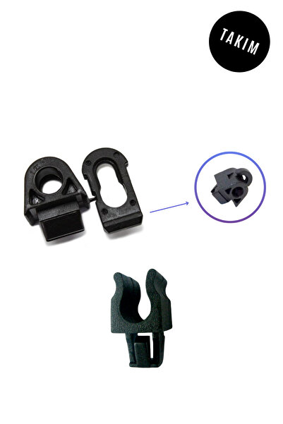 MEFAUTO Fıat Tempra Tipo Uno Doblo Uyumlu Kaput Demiri Çubuğu Tutucu Klipsi A...