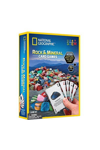 NATIONAL GEOGRAPHIC Rock & Mineral Card Games