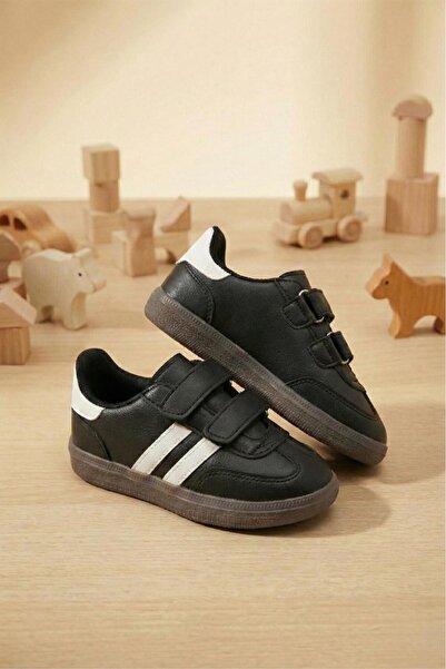 Oksit Παιδικά αθλητικά παπούτσια Unisex σε στυλ ρετρό με ταινία Velcro, άνετα...