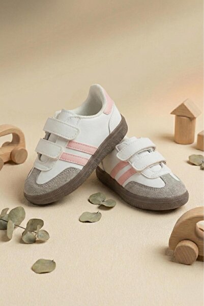 Oksit Pantofi sport pentru copii, cu bandă velcro, unisex, stil retro, pași c...