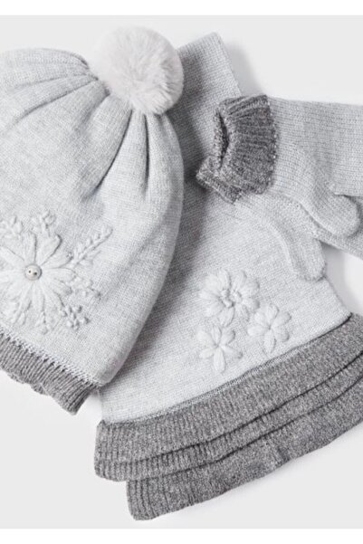 MAYORAL Girls' scarf and hat set