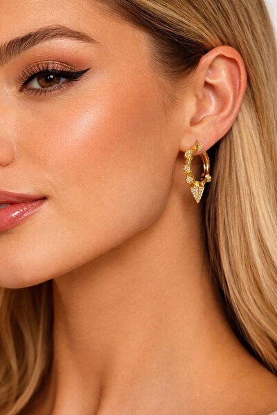 BUJİTOYS Kadın Küpe Çelik Kararmaz