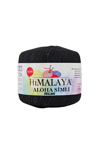 Himalaya Aloha Glitter 128-07 Черно-лилаво блестящо