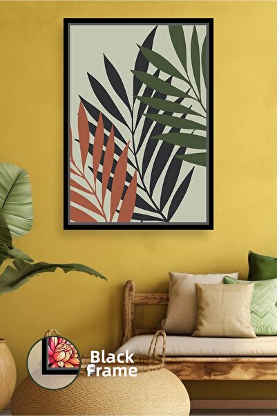 KOSS Dijital Pictură pe pânză înrămată în stil boho elegant, cu compoziție de...