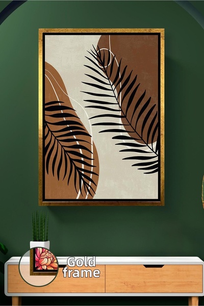 KOSS Dijital Εικόνα σε καμβά με κορνίζα που προσφέρει μποέμικο ισχυρό εμπόδο,...