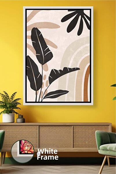 KOSS Dijital Pictură pe pânză înrămată, care oferă echilibru natural boem, cu...