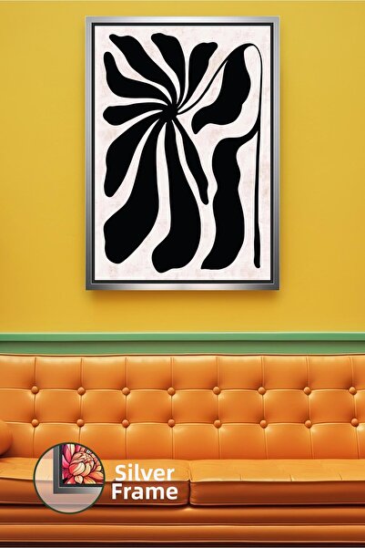 KOSS Dijital Pictură pe pânză înrămată cu design modern de perete în stil boe...