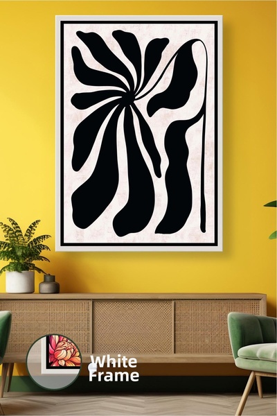 KOSS Dijital Pictură pe pânză înrămată cu design modern de perete în stil boe...