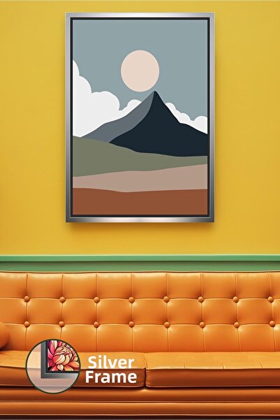 KOSS Dijital Pictură murală cu peisaj de munte, tematică naturală simplă, pic...