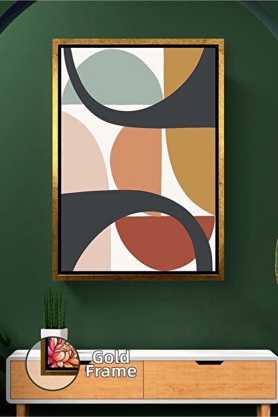 KOSS Dijital Pictură pe pânză geometrică abstractă Decor modern de perete Pic...
