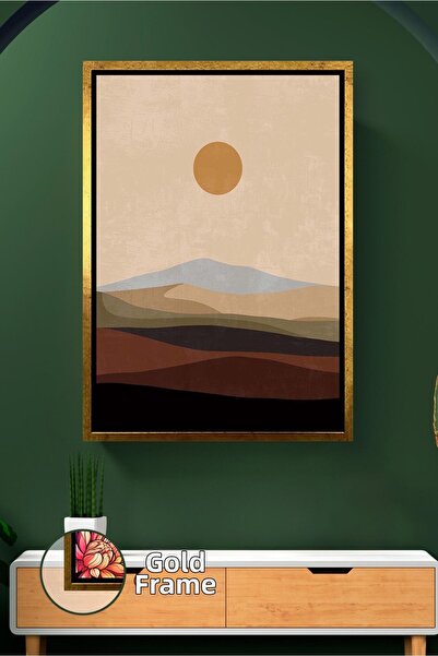 KOSS Dijital Pictură pe pânză înrămată Boho Desert Sky, care oferă un efect r...