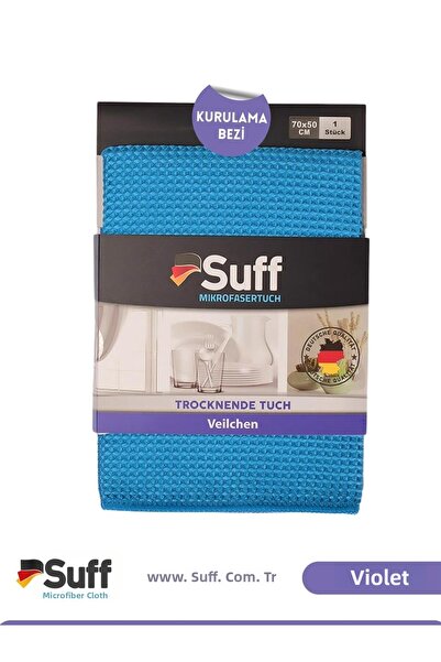 Suff Veilchen Cam Microfiber Cloth Large Size Window Drying Cloth 70X50 cm Blue