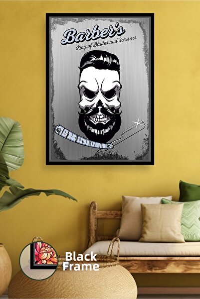 KOSS Dijital Σχέδιο κουρείου με ξυριστήριο και γενειοφόρο κρανίο, Ανδρικός κο...