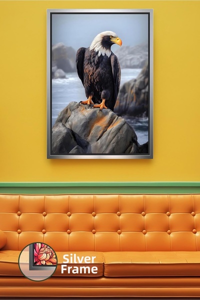 KOSS Dijital Διακόσμηση με θέμα τη φύση με φιγούρα αετού Σύμβολο δύναμης και ...