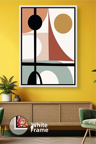 KOSS Dijital Pictură pe pânză abstractă în formă geometrică Pictură pe pânză ...